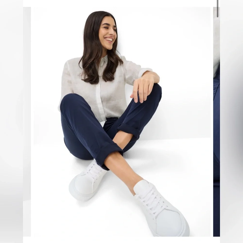 Brax Sidney Pant in Navy Blue 5 Pocket 29/32 - Picture 1 of 16